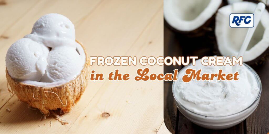 Frozen Coconut Cream in the Local Market